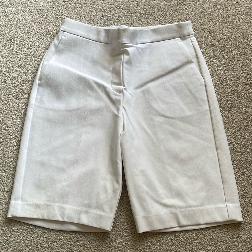 Rachel Zoe White Bermuda Shorts Size 4